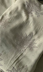 Load image into Gallery viewer, Women's Lucknowi Handcrafted Viscose Georgette Unstitched Chikankari Suit Material - HONC0336838