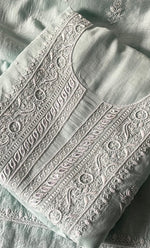 将图像加载到图库查看器中, Women's Lakhnavi Handcrafted Unstitchd Mul Chanderi Kurta And Dupatta Set - HONC0329031