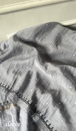 将图像加载到图库查看器中, Women's Lakhnavi Handcrafted Unstitchd Mul Chanderi Kurta And Dupatta Set - HONC0330022