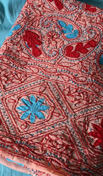Load image into Gallery viewer, Misba Women's Lakhnavi Handcrafted Unstitched Cotton Chikankari Suit Material - HONC073818