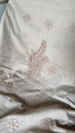 Load image into Gallery viewer, Women's Lakhnavi Handcrafted Cotton Unstitched Chikankari Suit Material - HONC0358199