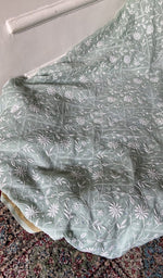 将图像加载到图库查看器中, Gala and front panel worked in do taar and teen taar chikankari