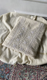 Load image into Gallery viewer, close up of the embellishment on the yoke