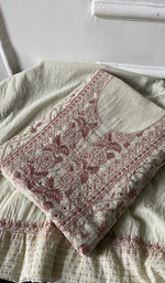 Load image into Gallery viewer, close up of the embellishment on the yoke