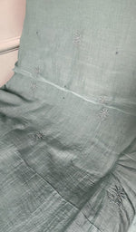 Load image into Gallery viewer, dupatta chikankari detail, powder blue pure mul chanderi