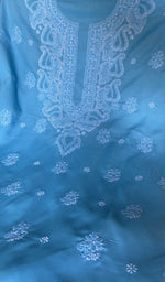 Load image into Gallery viewer, Fine chikankari with haath ki jaali in close view
