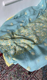 Load image into Gallery viewer, Gala worked in fine chikankari