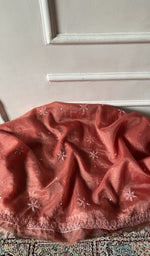 Load image into Gallery viewer, Bottom in glace cotton draped over the stool