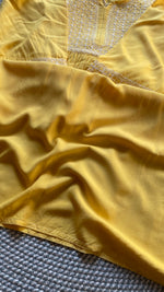 将图像加载到图库查看器中, Women's Lucknowi Handcrafted Cotton Chikankari Kurti - HONC0301060