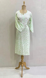 Load image into Gallery viewer, Zeba Women's Lucknowi Handcrafted Modal Cotton Chikankari Kurti - HONC0174495