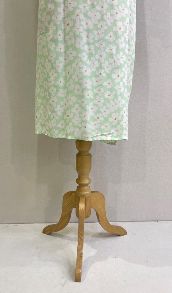 Zeba Women's Lucknowi Handcrafted Modal Cotton Chikankari Kurti - HONC0174495