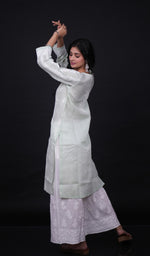 Load image into Gallery viewer, Jubina Women's Lucknowi Handcrafted Cotton Chikankari Kurti - HONC0164318