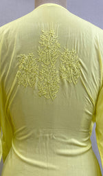 将图像加载到图库查看器中, Heer Women's Lucknowi Handcrafted Muslin Chikankari Kurti - HONC0216484