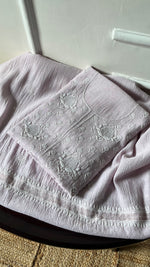 Load image into Gallery viewer, Women's Lakhnavi Handcrafted Mul Chanderi Unstitched Kurta And Dupatta Set - HONC0288967