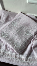 Load image into Gallery viewer, Women's Lakhnavi Handcrafted Mul Chanderi Unstitched Kurta And Dupatta Set - HONC0288967