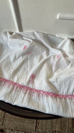 将图像加载到图库查看器中, Women's Lakhnavi Handcrafted Mul Chanderi Semi -stitched Kurta And Dupatta Set - HONC0271878