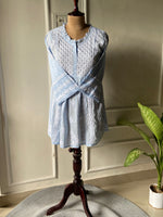 Load image into Gallery viewer, Women's Lakhnavi Handcrafted Cotton Chikankari Top - HONC0282137