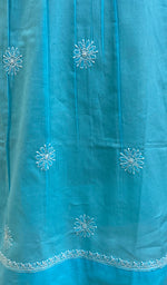Load image into Gallery viewer, Women's Lakhnavi Handcrafted Cotton Chikankari Top - NC050103