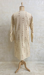Load image into Gallery viewer, Men's Lucknowi Handcrafted Cotton Chikankari Kurta - NC053226