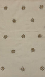 将图像加载到图库查看器中, Lucknowi Handcrafted Cotton Chikankari Unstitched Men's Kurta Fabric - NC054933