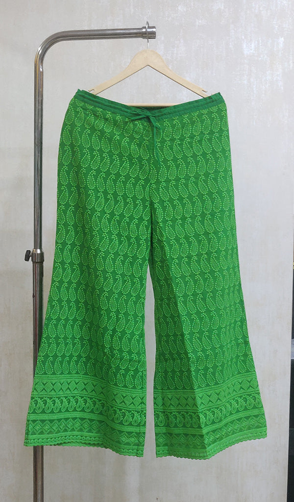 Women's Lucknowi Faux-Georgette Hakoba Palazzo - NC044235-41