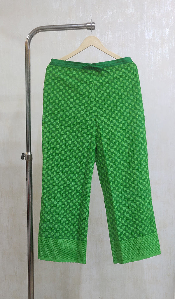 Women's Lucknowi Faux-Georgette Hakoba Palazzo - NC044250-55