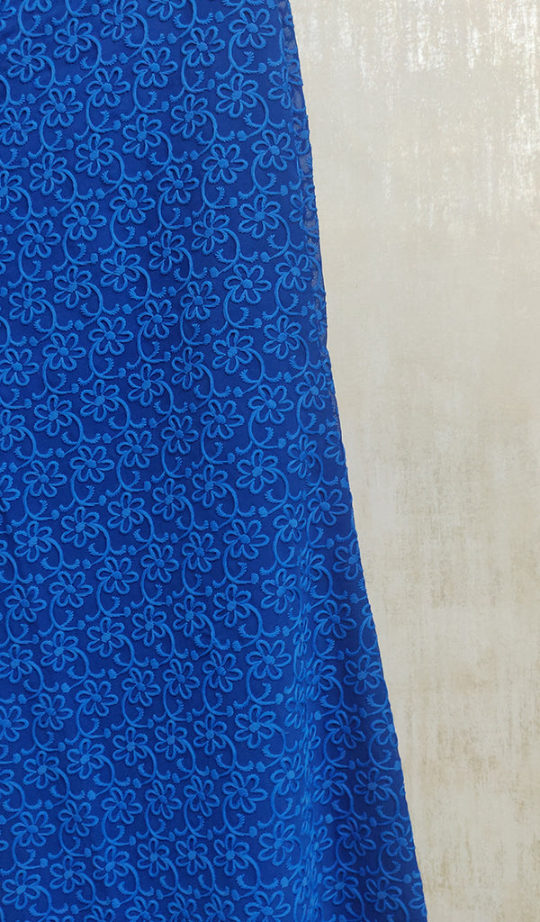 Women's Lucknowi Faux-Georgette Hakoba Palazzo - NC044259-60