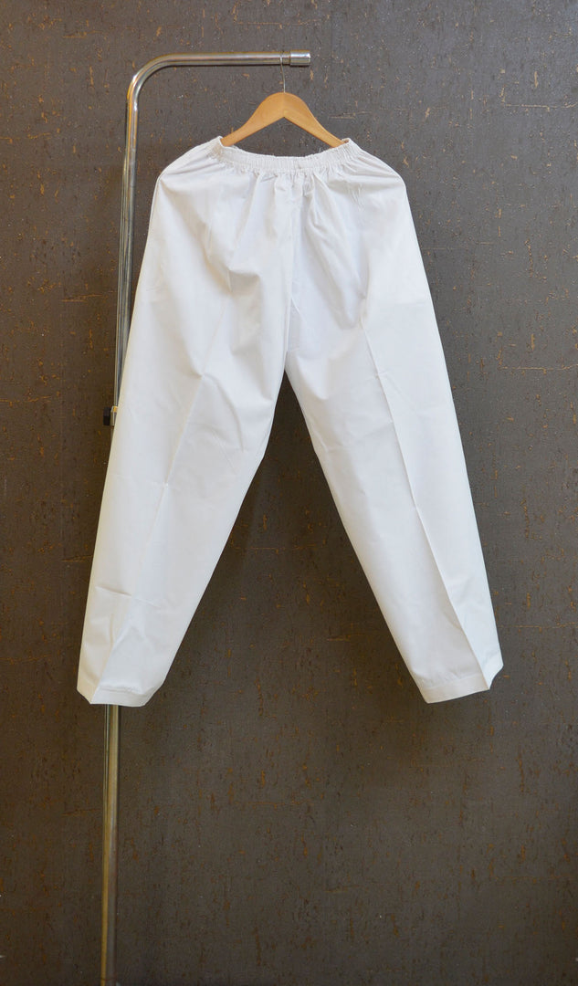 White Cotton Pant Cut Men's Payjama- NC02