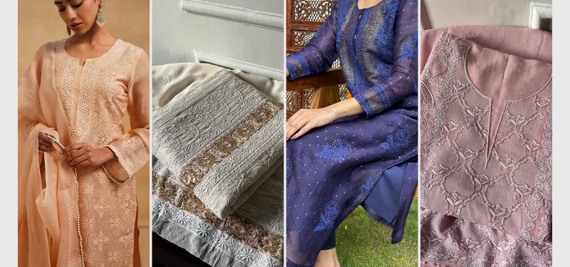 Lucknowi Chikankari vs Other Indian Embroideries: What's the Difference?