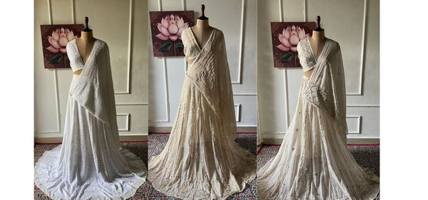 Chikankari Bridal Lehenga: The Lightweight Alternative to Heavy Bridal Wear