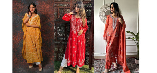 Monochrome Chikankari Looks
