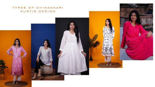 Types of Chikankari Kurtis Design