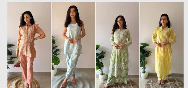 The Complete Chikankari Suit Guide: Styles, Fabrics & How to Choose