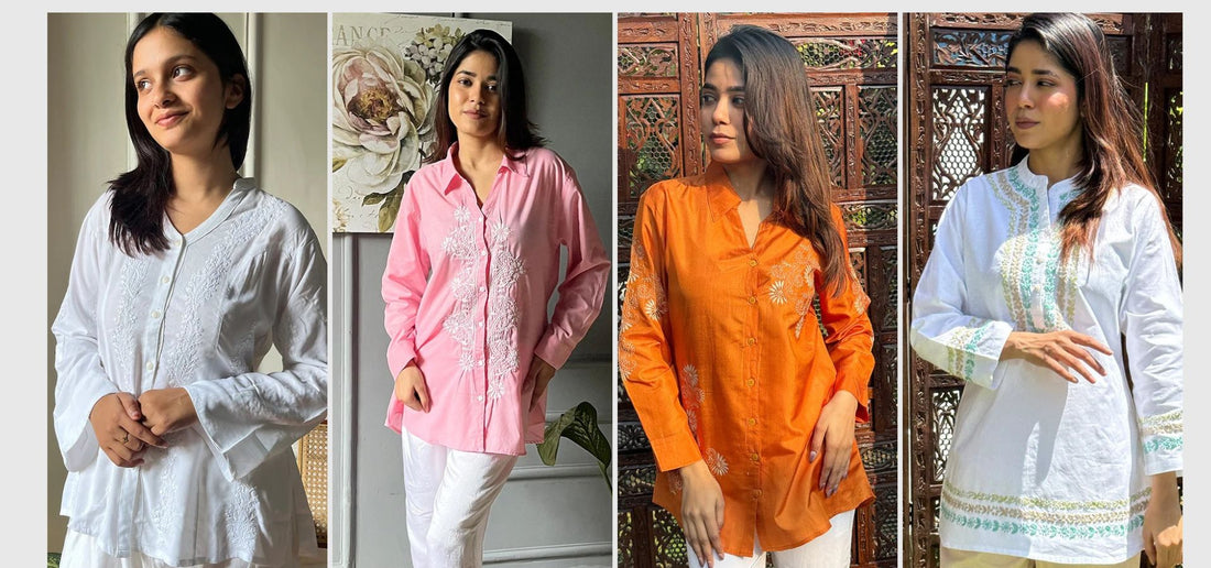 Chikankari Shirts for Women
