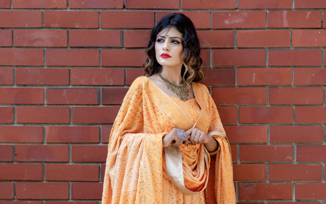 How is Handcrafted Chikankari different from Machine Embroidery