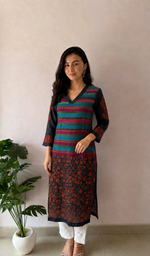 Cotton Chikankari Stitched Kurti HONC050298