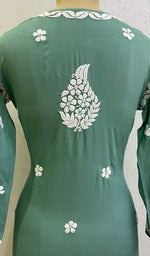 将图像加载到图库查看器中， Safina Women&#39;s Lakhnavi Handcrafted Modal Cotton Chikankari Kurta And Palazzo Set - HONC0170544
