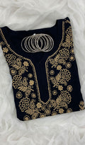 Haniya Women's Lucknowi Handcrafted Modal Cotton Chikankari Kurti - HONC0108070