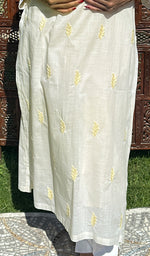 Load image into Gallery viewer, Women&#39;s Lucknowi Handcrafted Cotton Chikankari Kurti - HONC0232251
