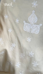 Load image into Gallery viewer, Women's Lakhnavi Handcrafted Cotton Unstitched Chikankari Full Suit Material - HONC0322457