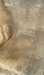 将图像加载到图库查看器中， Marifa Women&#39;s Lakhnavi Handcrafted Pure Organza Chikankari Unstitched Kurta And Dupatta Set- HONC0299979
