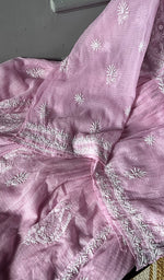 Load image into Gallery viewer, Sehmat Women&#39;s Lakhnavi Handcrafted Kota Cotton Semi -Stitched Angrakha And Dupatta Set- HONC0294482
