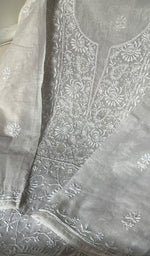 将图像加载到图库查看器中， Women&#39;s Lakhnavi Handcrafted Mul Chanderi Semi - Stitched Kurta And Dupatta Set - HONC0236589
