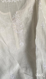 Load image into Gallery viewer, Women&#39;s Lakhnavi Handcrafted Mul Chanderi Semi - Stitched Kurta And Dupatta Set - HONC0233309
