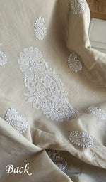 将图像加载到图库查看器中， Ashma Women&#39;s Lakhnavi Handcrafted Cotton Chikankari Suit Material - HONC0233845
