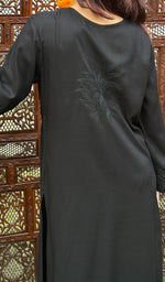 将图像加载到图库查看器中， Women&#39;s Lucknowi Handcrafted Modal Cotton Chikankari Kurti - HONC0233237
