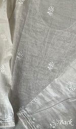 将图像加载到图库查看器中， Women&#39;s Lakhnavi Handcrafted Mul Chanderi Semi - Stitched Kurta And Dupatta Set - HONC0236589
