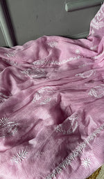 Load image into Gallery viewer, Sehmat Women&#39;s Lakhnavi Handcrafted Kota Cotton Semi -Stitched Angrakha And Dupatta Set- HONC0294482

