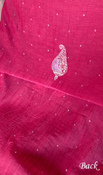 Load image into Gallery viewer, Shank Women's Lakhnavi Handcrafted Mul Chanderi Unstitched Kurta And Dupatta Set- HONC03148002