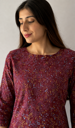 Cotton Chikankari Stitched Kurti Nc5077